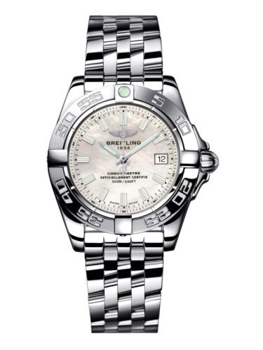 Breitling A71356L2.A787.367A : Galactic 32 Stainless Steel / Pearl / Bracelet