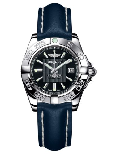 Breitling A71356L2.BA10.116X : Galactic 32 Stainless Steel / Trophy Black / Calf