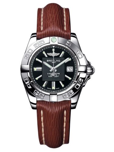 Breitling A71356L2.BA10.211X : Galactic 32 Stainless Steel / Trophy Black / Sahara