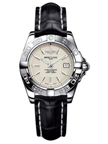 Breitling A71356L2.G702.777P : Galactic 32 Stainless Steel / Sierra Silver / Croco