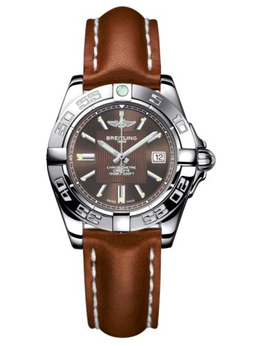 Breitling A71356L2.Q579.406X : Galactic 32 Stainless Steel / Solar Bronze / Calf