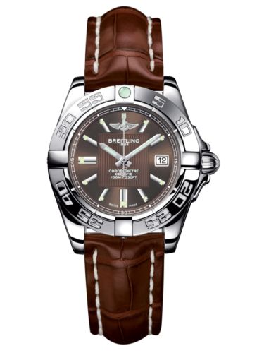 Breitling A71356L2.Q579.778P : Galactic 32 Stainless Steel / Solar Bronze / Croco