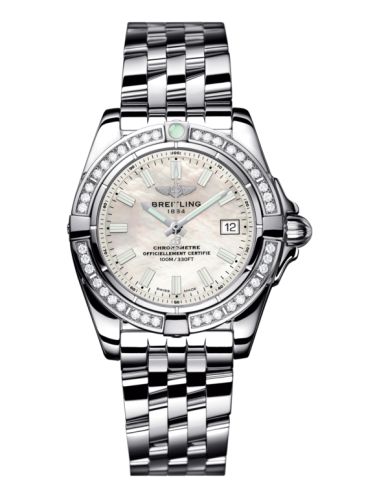 Breitling A71356LA.A787.367A : Galactic 32 Stainless Steel / Diamond / Pearl / Bracelet