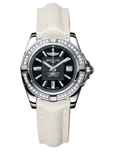 Breitling A71356LA.BA10.235X : Galactic 32 Stainless Steel / Diamond / Trophy Black / Sahara