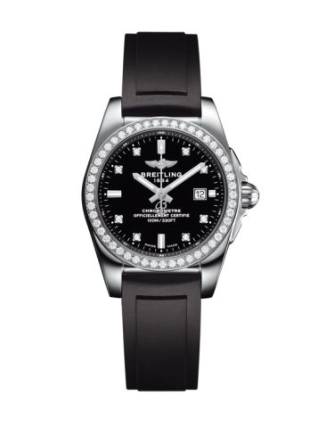 Breitling A7234853/BE50/248S/A12S.1 : Galactic 29 Stainless Steel / Diamond / Trophy Black Diamond / Rubber