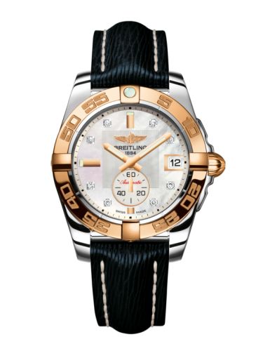 Breitling C3733012/A725/215X/A16BA.1 : Galactic 36 Automatic Stainless Steel / Rose Gold / Pearl Diamond / Sahara