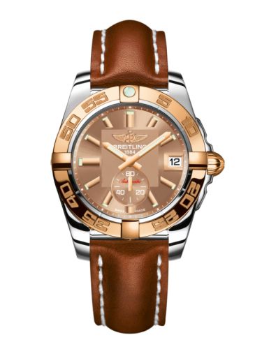 Breitling C3733012/Q584/412X/A16BA.1 : Galactic 36 Automatic Stainless Steel / Rose Gold / Copperhead Bronze / Calf