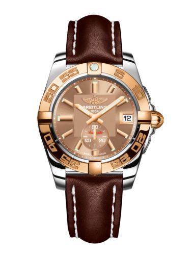 Breitling C3733012/Q584/416X/A16BA.1 : Galactic 36 Automatic Stainless Steel / Rose Gold / Copperhead Bronze / Calf