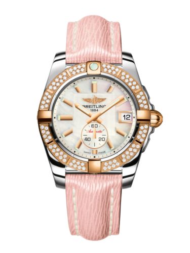 Breitling C3733053.A724.239X : Galactic 36 Automatic Stainless Steel / Rose Gold / Diamond / Pearl / Sahara