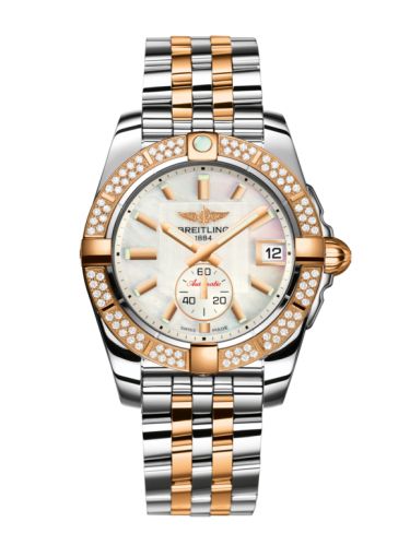 Breitling C3733053.A724.376C : Galactic 36 Automatic Stainless Steel / Rose Gold / Diamond / Pearl / Bracelet