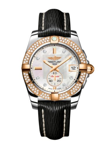 Breitling C3733053.A725.213X : Galactic 36 Automatic Stainless Steel / Rose Gold / Diamond / Pearl Diamond / Sahara