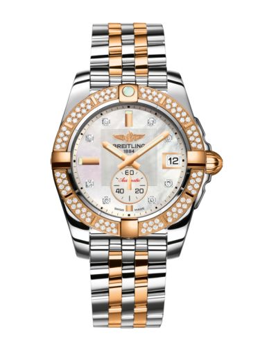 Breitling C3733053.A725.376C : Galactic 36 Automatic Stainless Steel / Rose Gold / Diamond / Pearl Diamond / Bracelet