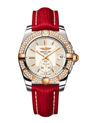 Breitling C3733053.G714.214X : Galactic 36 Automatic Stainless Steel / Rose Gold / Diamond / Stratus Silver / Sahara