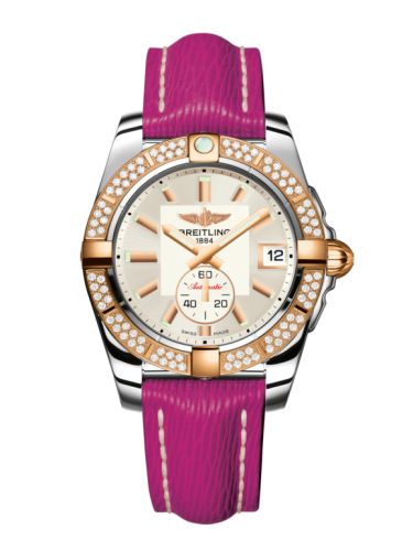 Breitling C3733053.G714.242X : Galactic 36 Automatic Stainless Steel / Rose Gold / Diamond / Stratus Silver / Sahara