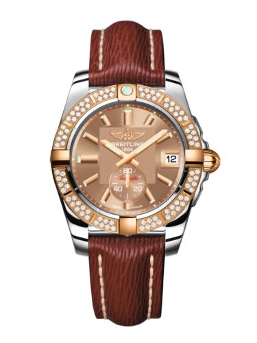 Breitling C3733053.Q584.216X : Galactic 36 Automatic Stainless Steel / Rose Gold / Diamond / Copperhead Bronze / Sahara