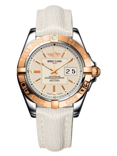 Breitling C49350L2.G701.237X : Galactic 41 Stainless Steel / Rose Gold / Sierra Silver / Sahara