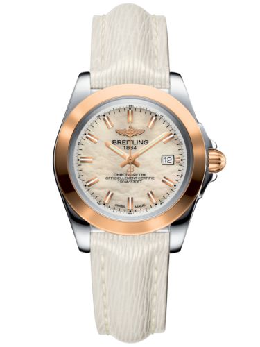 Breitling C7133012/A802/235X/A14BA.1 : Galactic 32 Sleek Edition Stainless Steel / Rose Gold / Pearl / Sahara