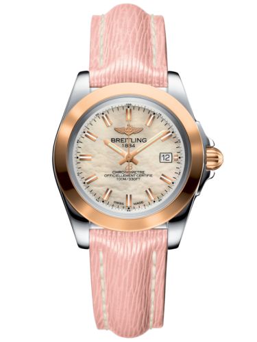 Breitling C7133012/A802/238X/A14BA.1 : Galactic 32 Sleek Edition Stainless Steel / Rose Gold / Pearl / Sahara