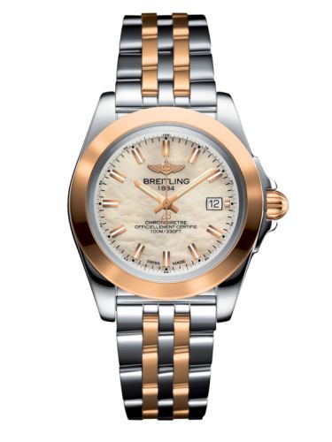 Breitling C71330121A1C1 : Galactic 32 Sleek Edition Stainless Steel / Rose Gold / Pearl / Bracelet