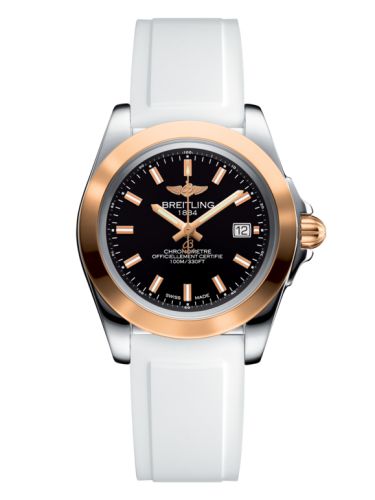 Breitling C7133012/BF65/164S/A14S.1 : Galactic 32 Sleek Edition Stainless Steel / Rose Gold / Trophy Black / Rubber