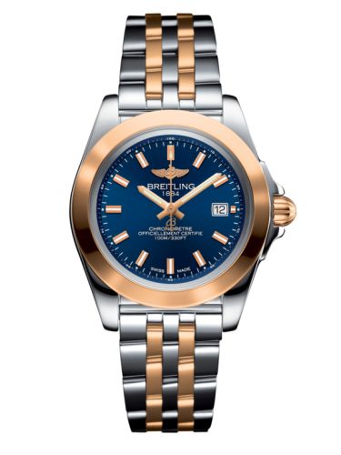 Breitling C7133012/C952/792C : Galactic 32 Sleek Edition Stainless Steel / Rose Gold / Horizon Blue / Bracelet