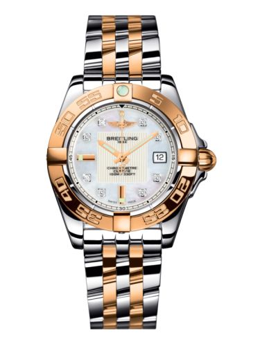 Breitling C71356L2.A712.367C : Galactic 32 Stainless Steel / Rose Gold / Pearl Diamond / Bracelet