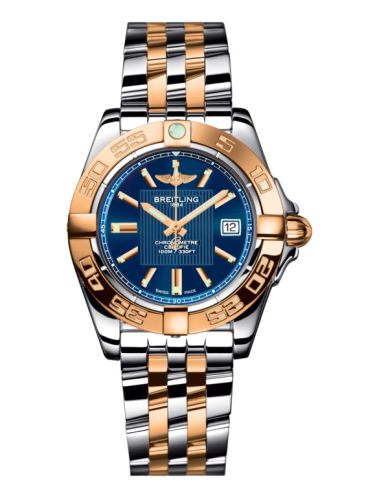 Breitling C71356L2.C813.367C : Galactic 32 Stainless Steel / Rose Gold / Metallica Blue / Bracelet