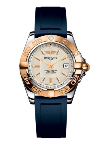 Breitling C71356L2.G704.141S : Galactic 32 Stainless Steel / Rose Gold / Sierra Silver / Rubber