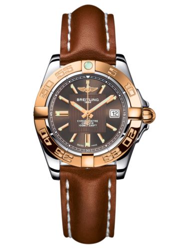 Breitling C71356L2.Q581.406X : Galactic 32 Stainless Steel / Rose Gold / Solar Bronze / Calf