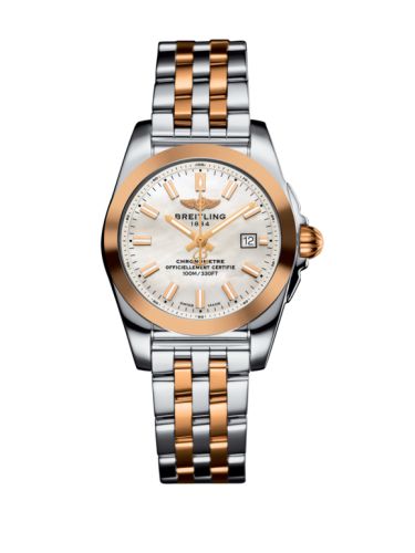 Breitling C72348121A1C1 : Galactic 29 Stainless Steel / Rose Gold / Pearl / Bracelet