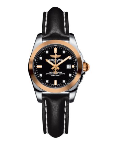 Breitling C7234812/BE86/477X/A12BA.1 : Galactic 29 Stainless Steel / Rose Gold / Trophy Black Diamond / Calf