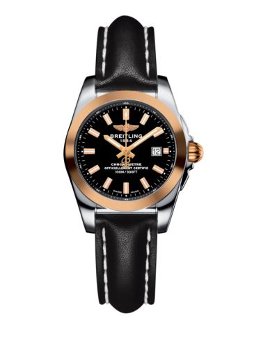 Breitling C7234812/BF32/477X/A12BA.1 : Galactic 29 Stainless Steel / Rose Gold / Trophy Black / Calf