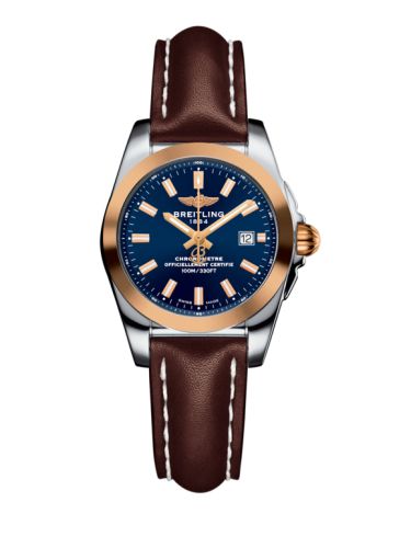 Breitling C7234812/C950/484X/A12BA.1 : Galactic 29 Stainless Steel / Rose Gold / Horizon Blue / Calf