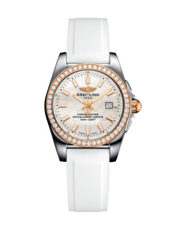 Breitling C7234853/A791/249S/A12S.1 : Galactic 29 Stainless Steel / Rose Gold / Diamond / Pearl / Rubber