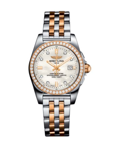 Breitling C72348531A1C1 : Galactic 29 Stainless Steel / Rose Gold / Diamond / Pearl Diamond / Bracelet