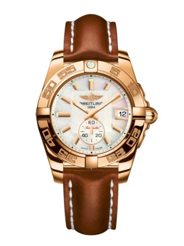 Breitling H3733012.A724.412X : Galactic 36 Automatic Rose Gold / Pearl / Calf