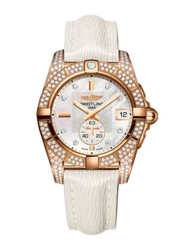 Breitling H3733063.A725.236X : Galactic 36 Automatic Rose Gold / Diamondworks / Pearl Diamond / Sahara