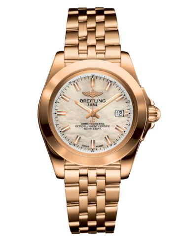 Breitling H7133012.A802.792H : Galactic 32 Sleek Edition Rose Gold / Pearl / Bracelet