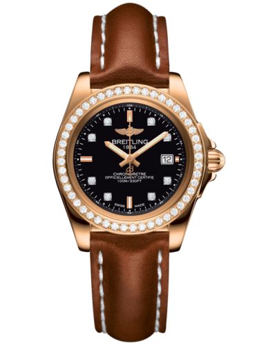 Breitling H7133053.BF64.406X : Galactic 32 Sleek Edition Rose Gold / Diamond / Trophy Black Diamond / Calf