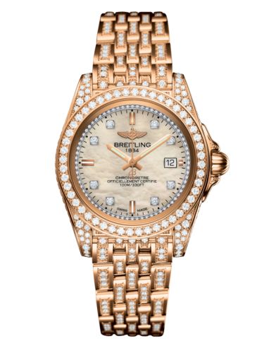 Breitling H7133063.A804.792T : Galactic 32 Sleek Edition Rose Gold / Diamondworks / Pearl Diamond / Bracelet