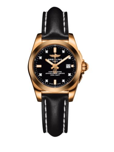 Breitling H7234812.BE86.477X : Galactic 29 Rose Gold / Trophy Black Diamond / Calf