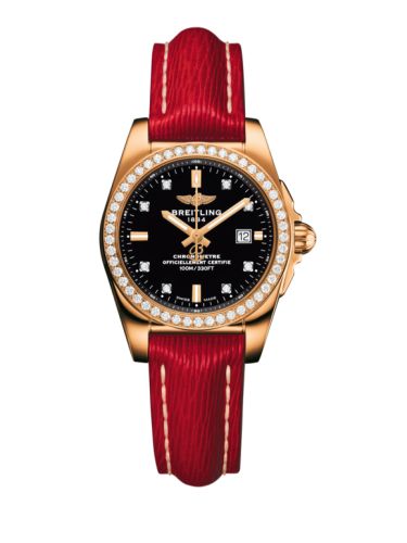 Breitling H7234853.BE86.273X : Galactic 29 Rose Gold / Diamond / Trophy Black Diamond / Sahara