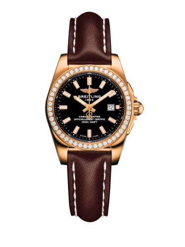 Breitling H7234853.BF32.484X : Galactic 29 Rose Gold / Diamond / Trophy Black / Calf