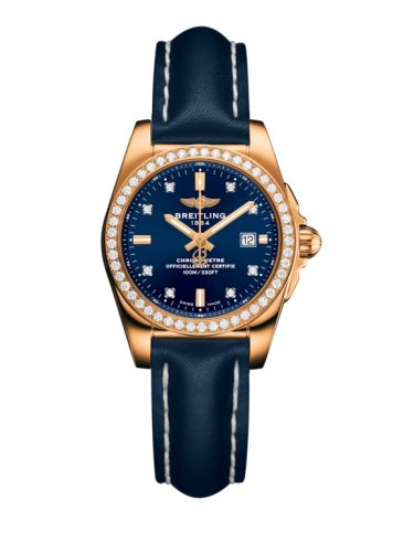 Breitling H7234853.C964.486X : Galactic 29 Rose Gold / Diamond / Horizon Blue Diamond / Calf