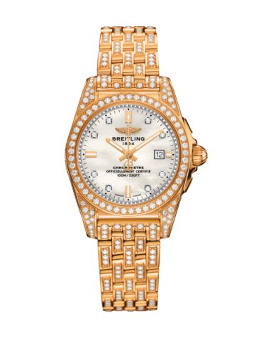 Breitling H7234863.A794.791T : Galactic 29 Rose Gold / Diamondworks / Pearl Diamond / Bracelet / Limited Edition