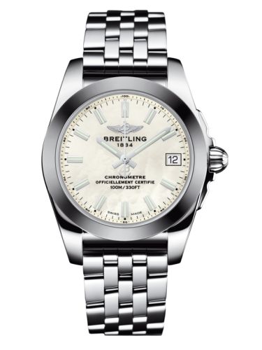 Breitling W7433012.A779.376A : Galactic 36 Stainless Steel / SleekT / Pearl / Bracelet