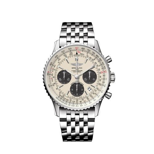 Breitling AB012012/G826/447A : Navitimer 1 B01 Chronograph 43 Stainless Steel / Silver Grey / Japan Special Edition