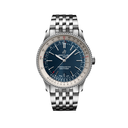Breitling A17326211C1A1 : Navitimer Automatic 41 Automatic Stainless Steel / Blue / Bracelet