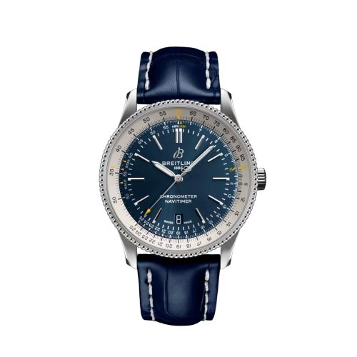 Breitling A173266A1C1P1 : Navitimer Automatic 41 Automatic Stainless Steel / Blue - Boutique & Online
