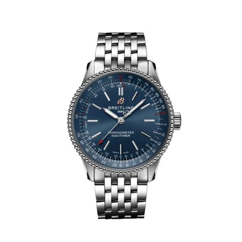 Breitling A17395161C1A1 : Navitimer 1 35 Automatic Stainless Steel / Blue / Bracelet